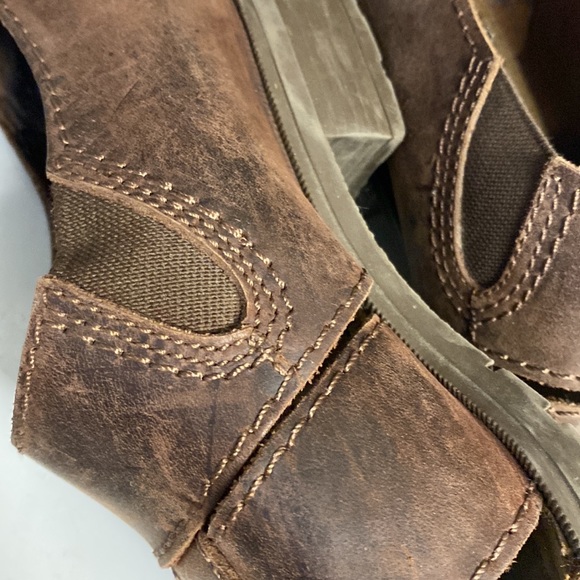 BASS Brown Leather Slip On Vented Shoes Size 9.5 main image 13